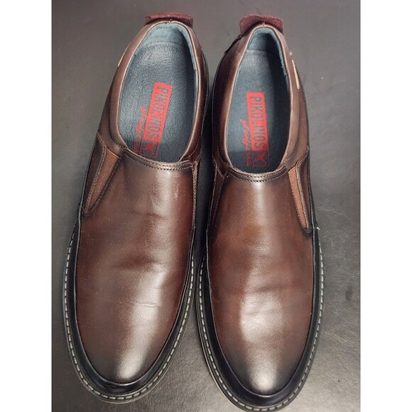 Sz8.5/9 - Pikolinos Mens Berna Loafer Brown Leather Slip On Casual Comfort Shoes main image 9